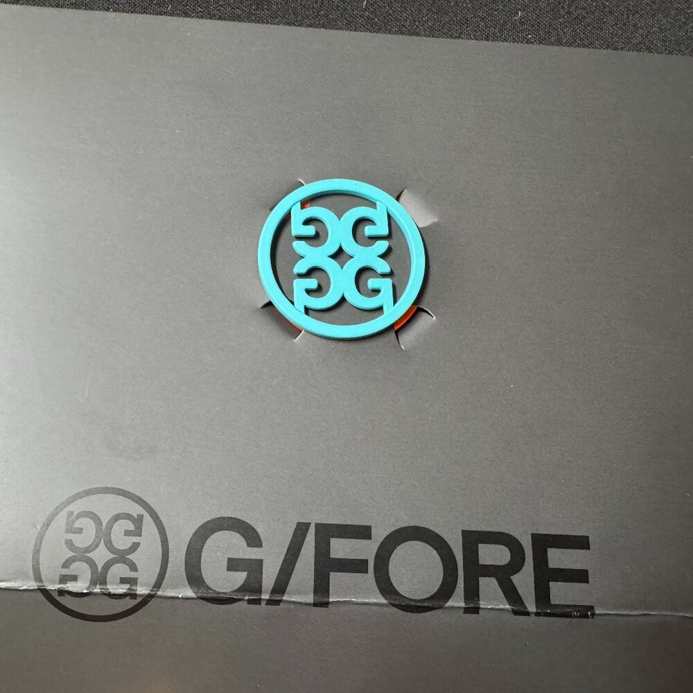 NEW GFORE Golf Ball marker teal turquoise light blue coin CIRCLE G'S LAST ONE!